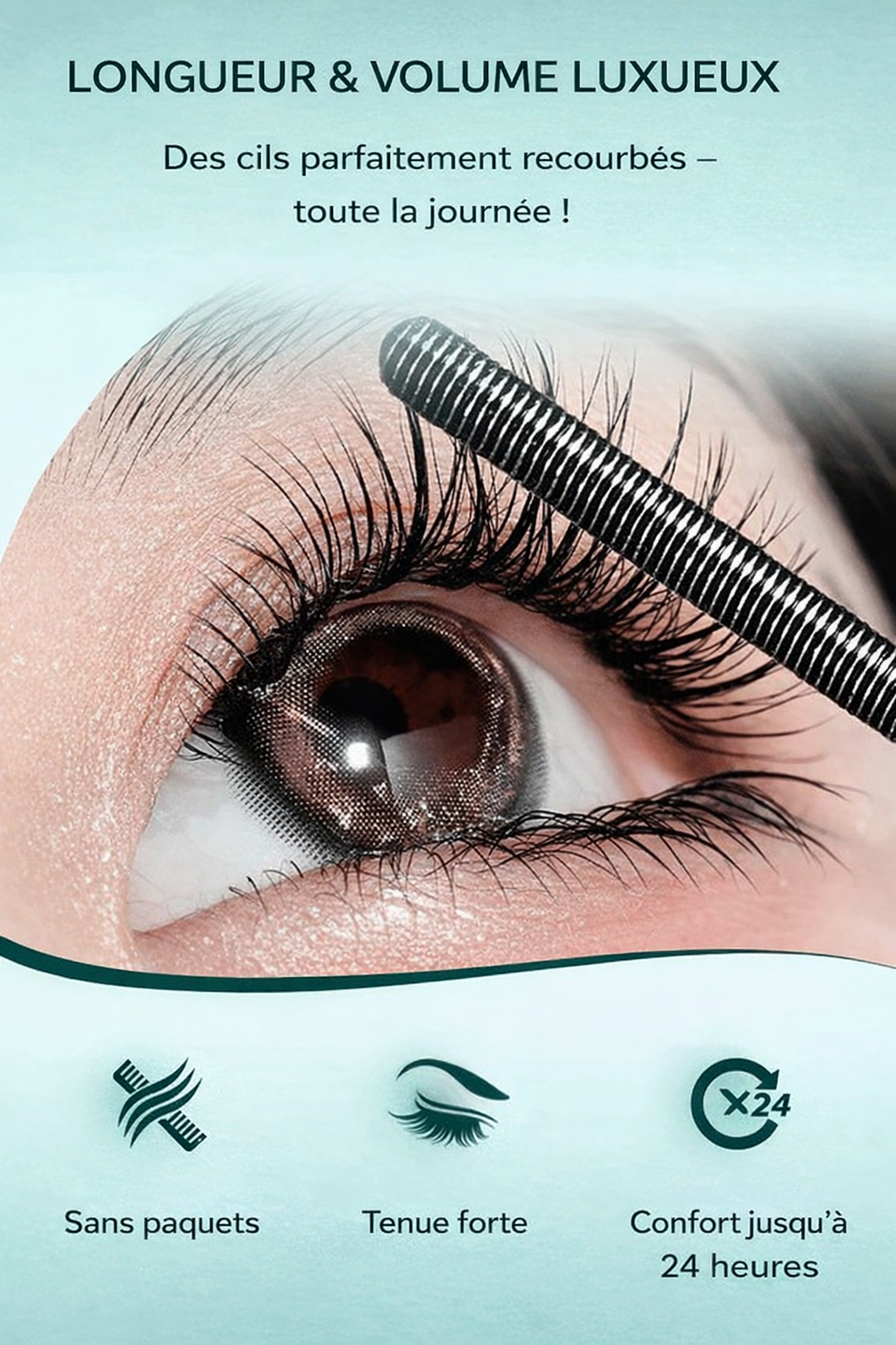 💥 Cofanetto mascara definitivo per ciglia più lunghe e incurvate