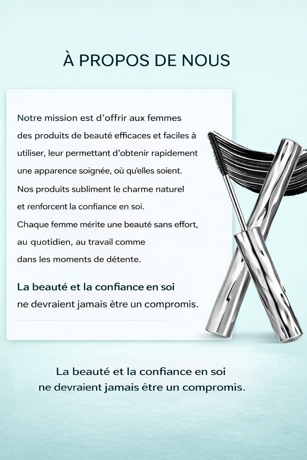 💥 Cofanetto mascara definitivo per ciglia più lunghe e incurvate