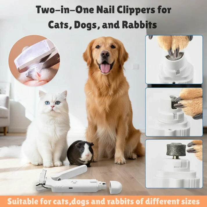2 in 1 Precision LED Pet Nail Clipper