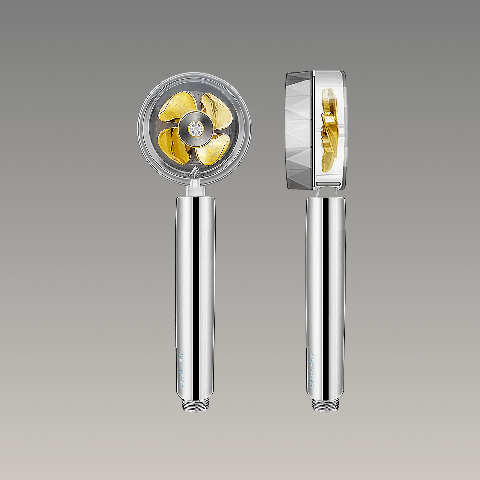 Showery® Turbo Shower Head:  High Performance Technology