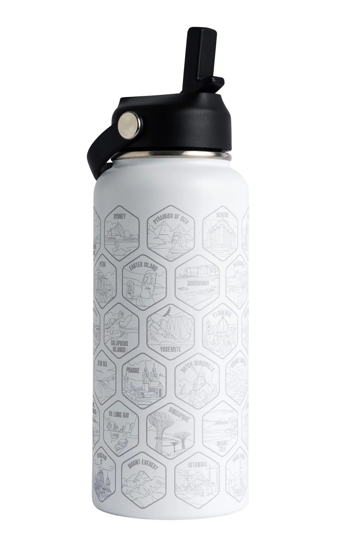 Lets Wander™ World Explorer Water Bottle + Sticker Set